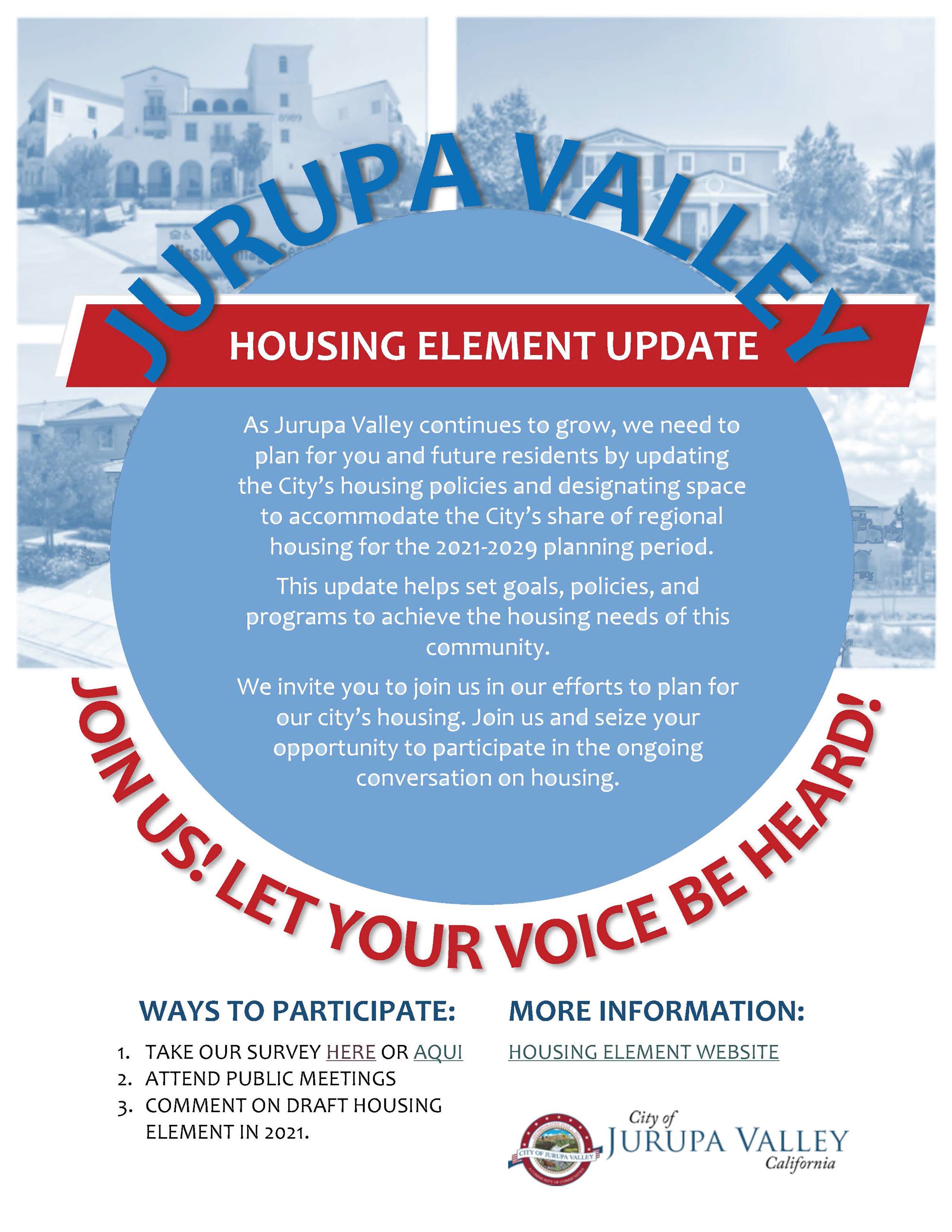 Housing Element Flyer hicon