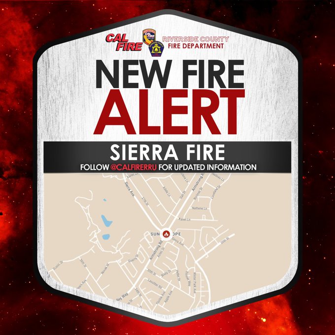 Sierra Fire Alert (July 29, 2024)