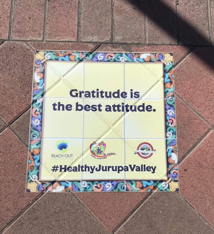 Sidewalk Sticker with Inspirational Quote 