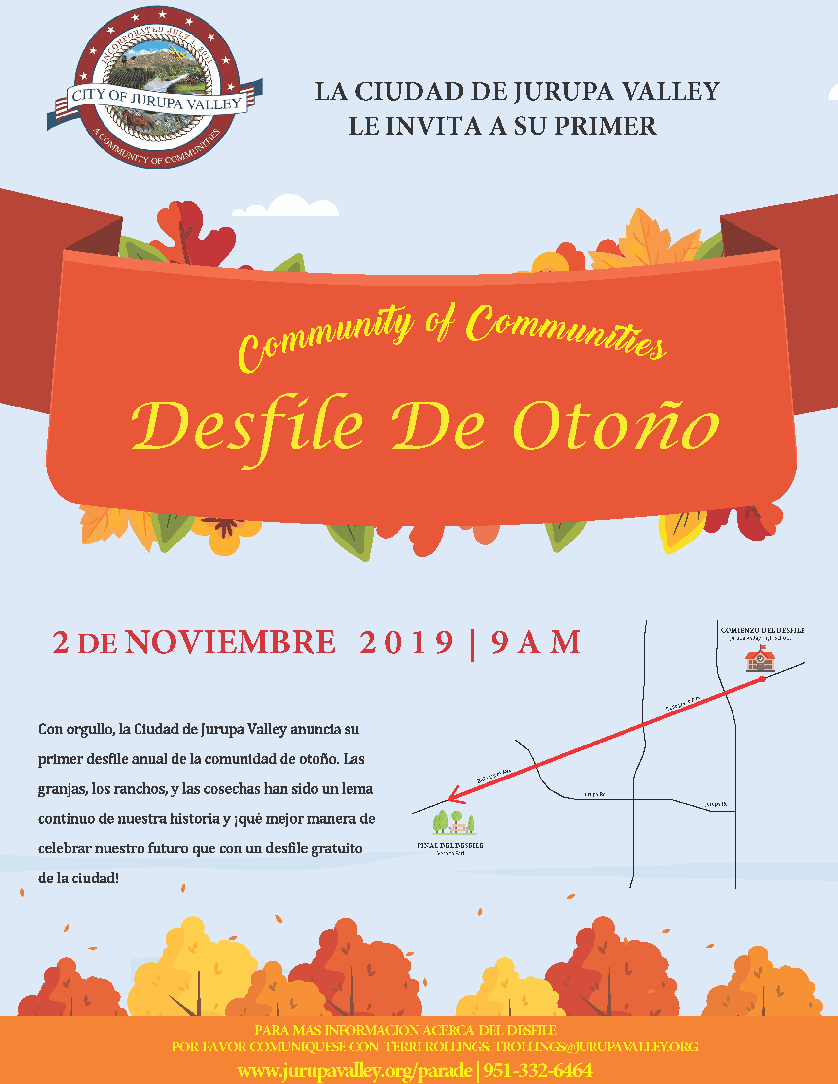 Parade- Invitation 2019 Spanish